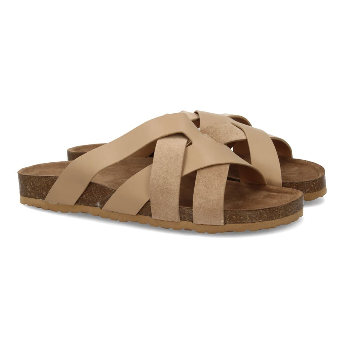 Sandalia Cross Kaki — sandalia de hombre, vista de producto sobre fondo neutro