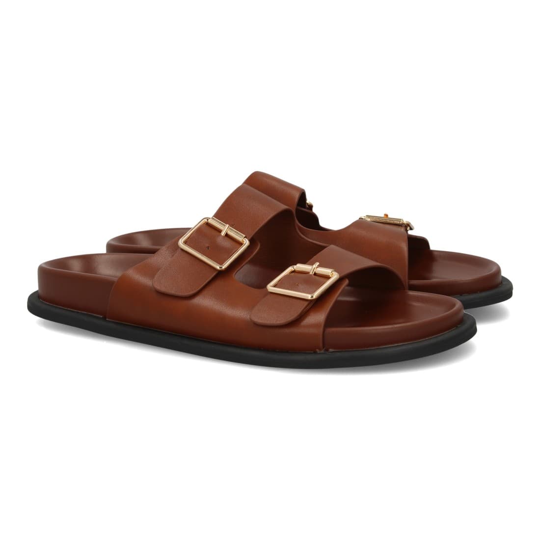 Sandalia Minimal Camel — sandalia de hombre, vista de producto sobre fondo neutro