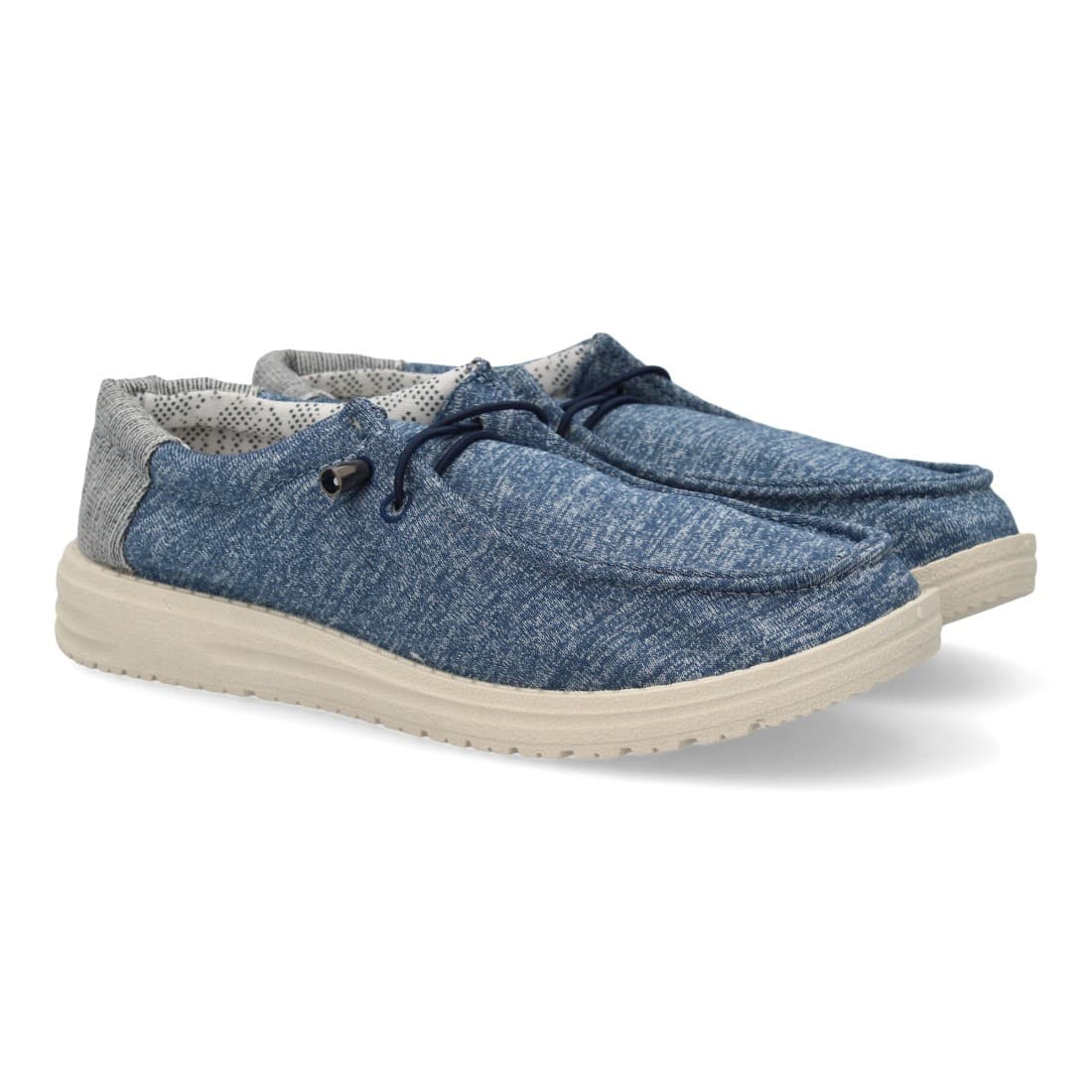 Zapatilla Flex Azul — zapatilla de hombre, vista de producto sobre fondo neutro