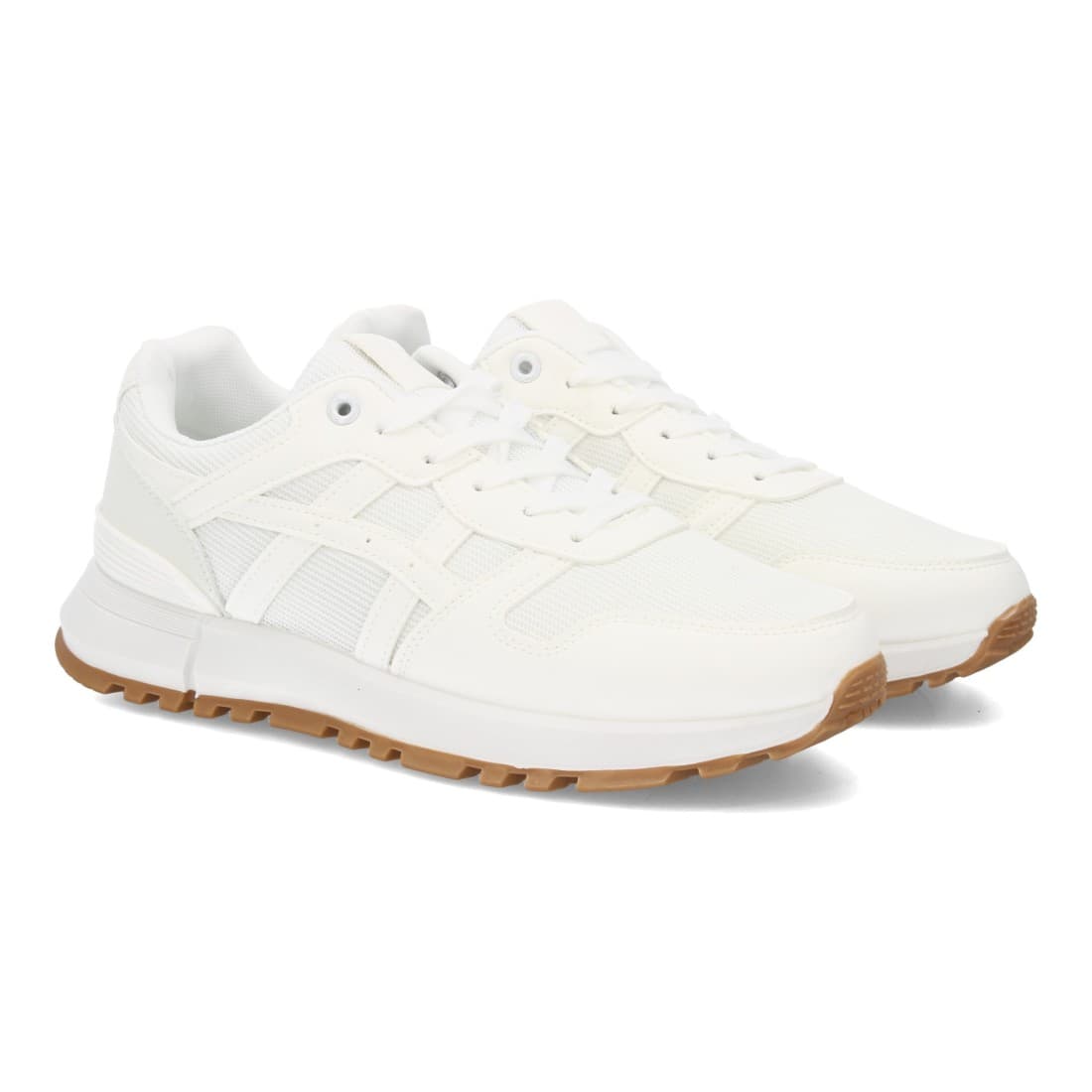Zapatilla Runner Blanca — zapatilla de hombre, vista de producto sobre fondo neutro