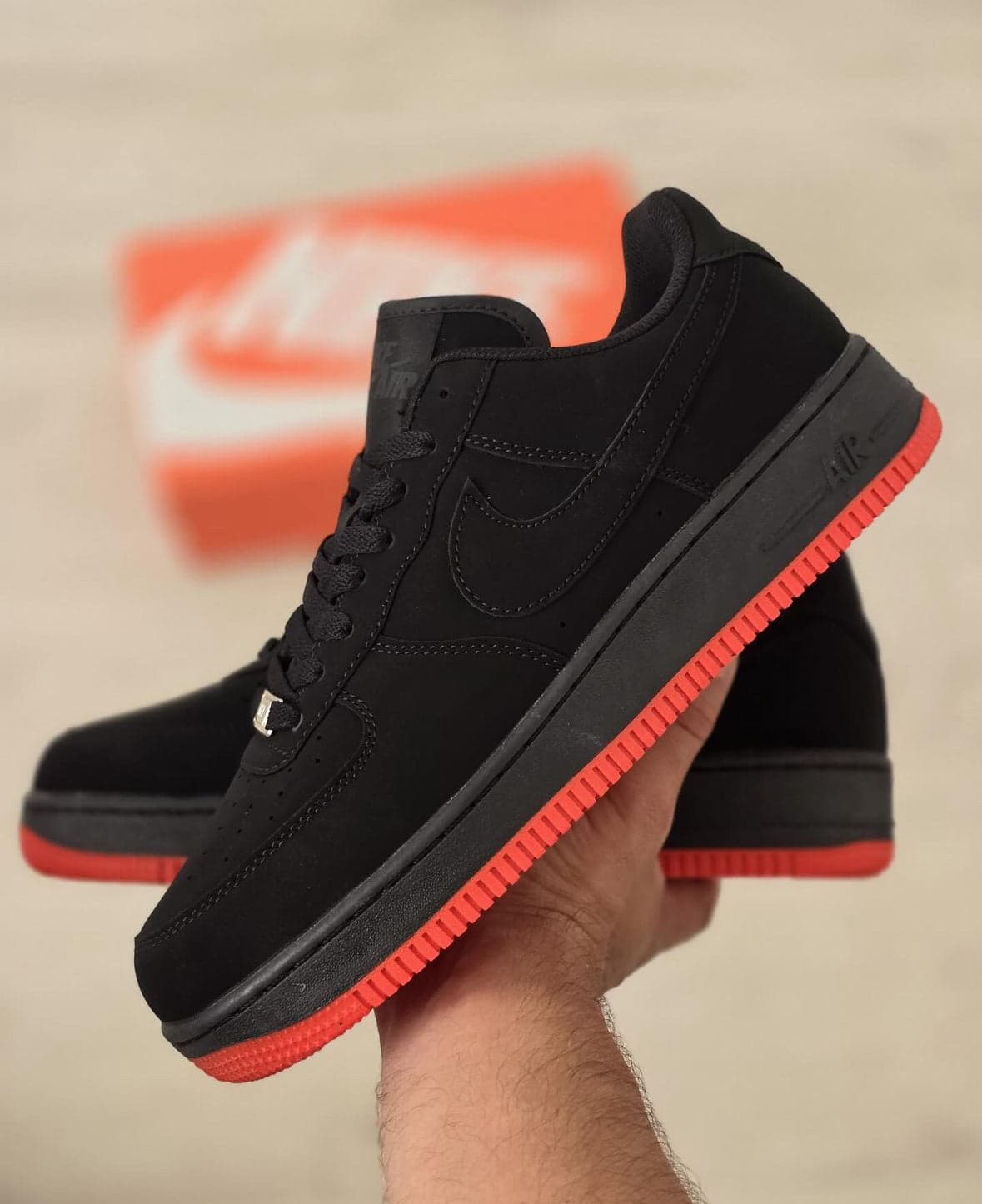 Nike force low — calzado, vista de producto sobre fondo neutro